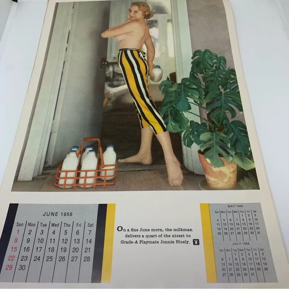 1958 Playboy Playmate Calendar !
